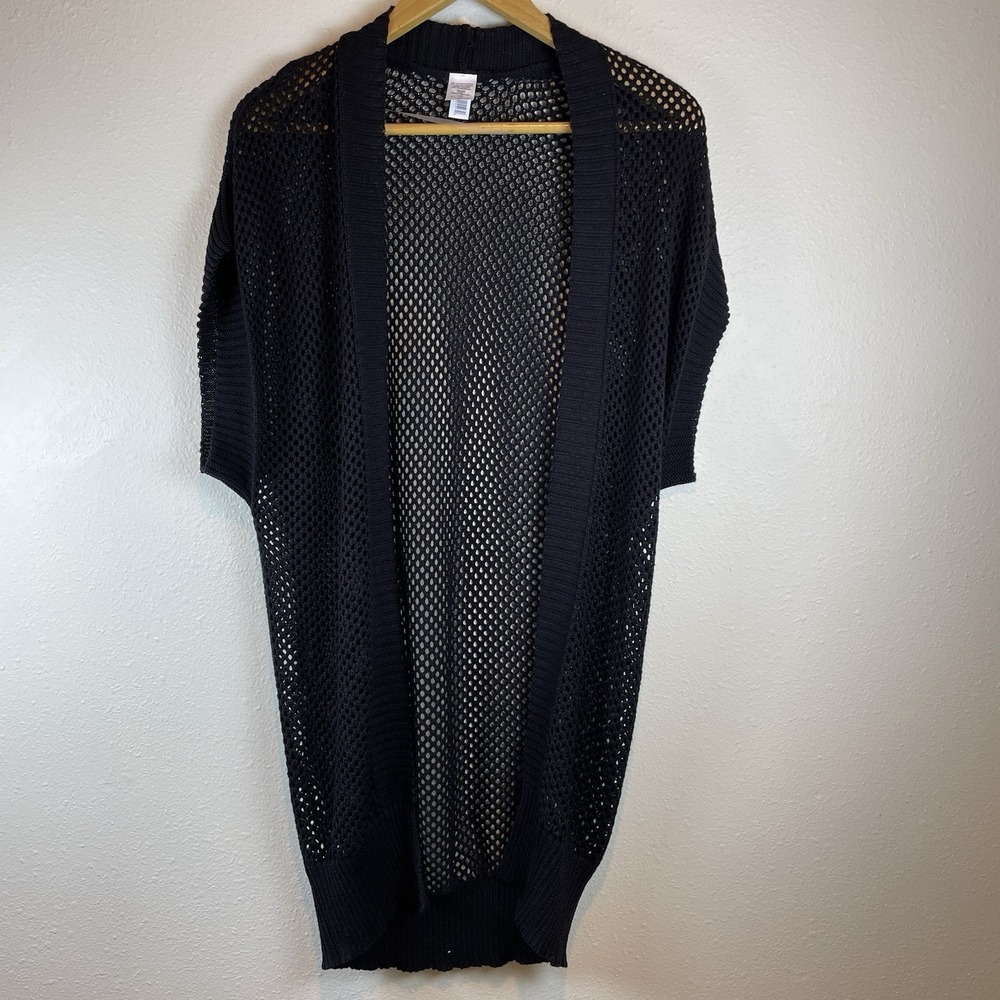 Woman's Cardigan Size L-XL Dark Feminine Versatile Career Office Business‎